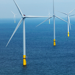 Éoliennes offshore à énergie renouvelable