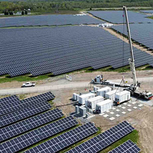 Construction of solar array