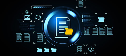 graphic of files