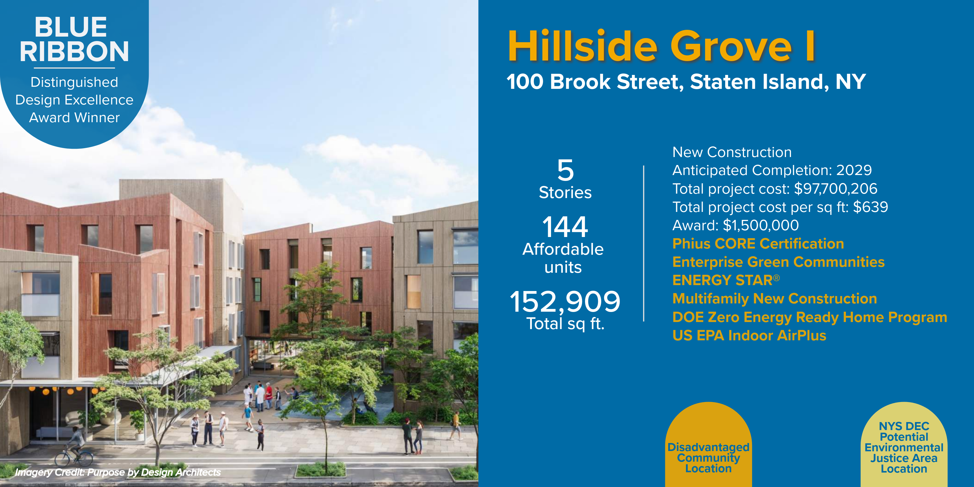 Hillside Grove - Multifamily Buildings of Excellence Winner