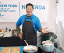 Chef Lorenzo cooking