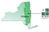 Graphic of STEP location in New York State
