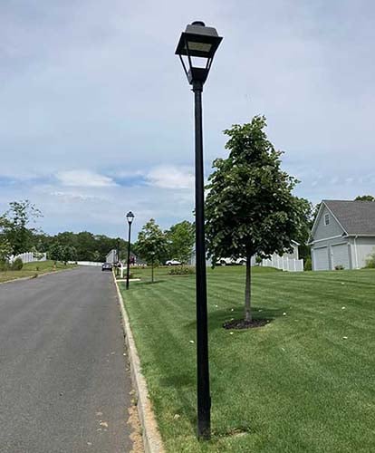 LED street light.