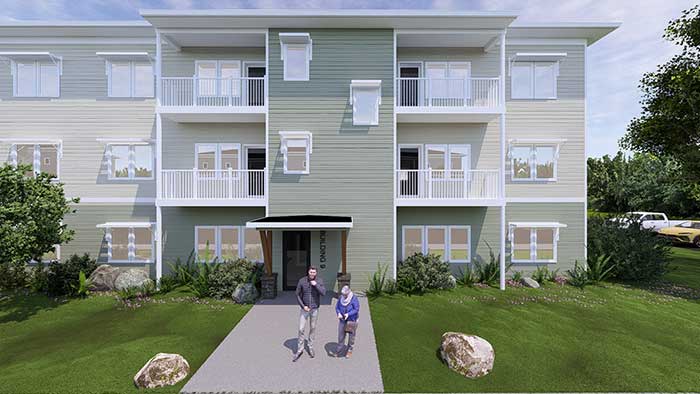 EcoFlats building exterior