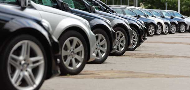 cars lined up