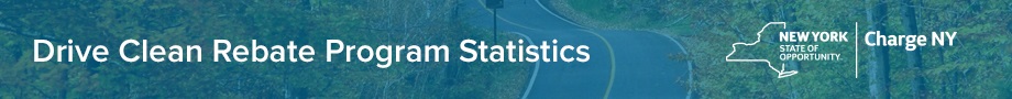 Charge NY - Drive Clean Rebate Program Statistics