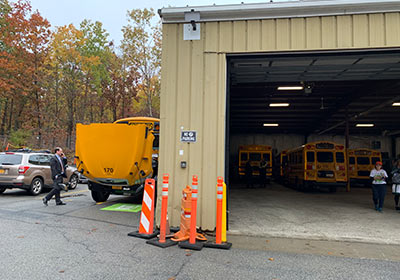 electric school bus operations facility