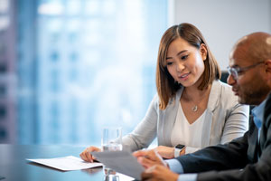 people working in office