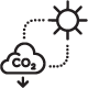 decarbonization icon