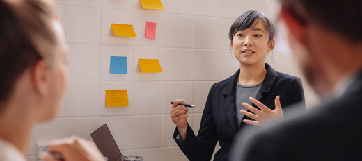 a meeting presentation