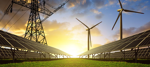 wind and transmission lines