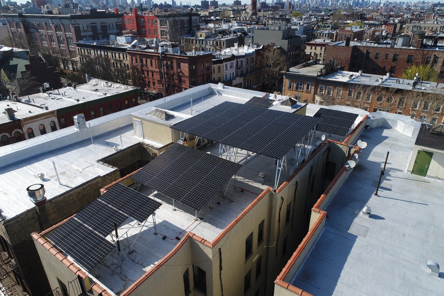 Solenergi til boliger i Brooklyn, NY.
