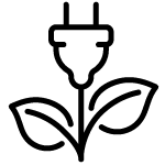 icon  of plant with plug