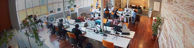 an open office