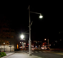 LED light post in Yonkers