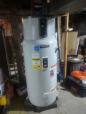 Domestic water heater.