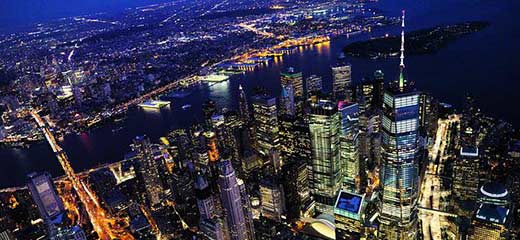 New York City from overhead